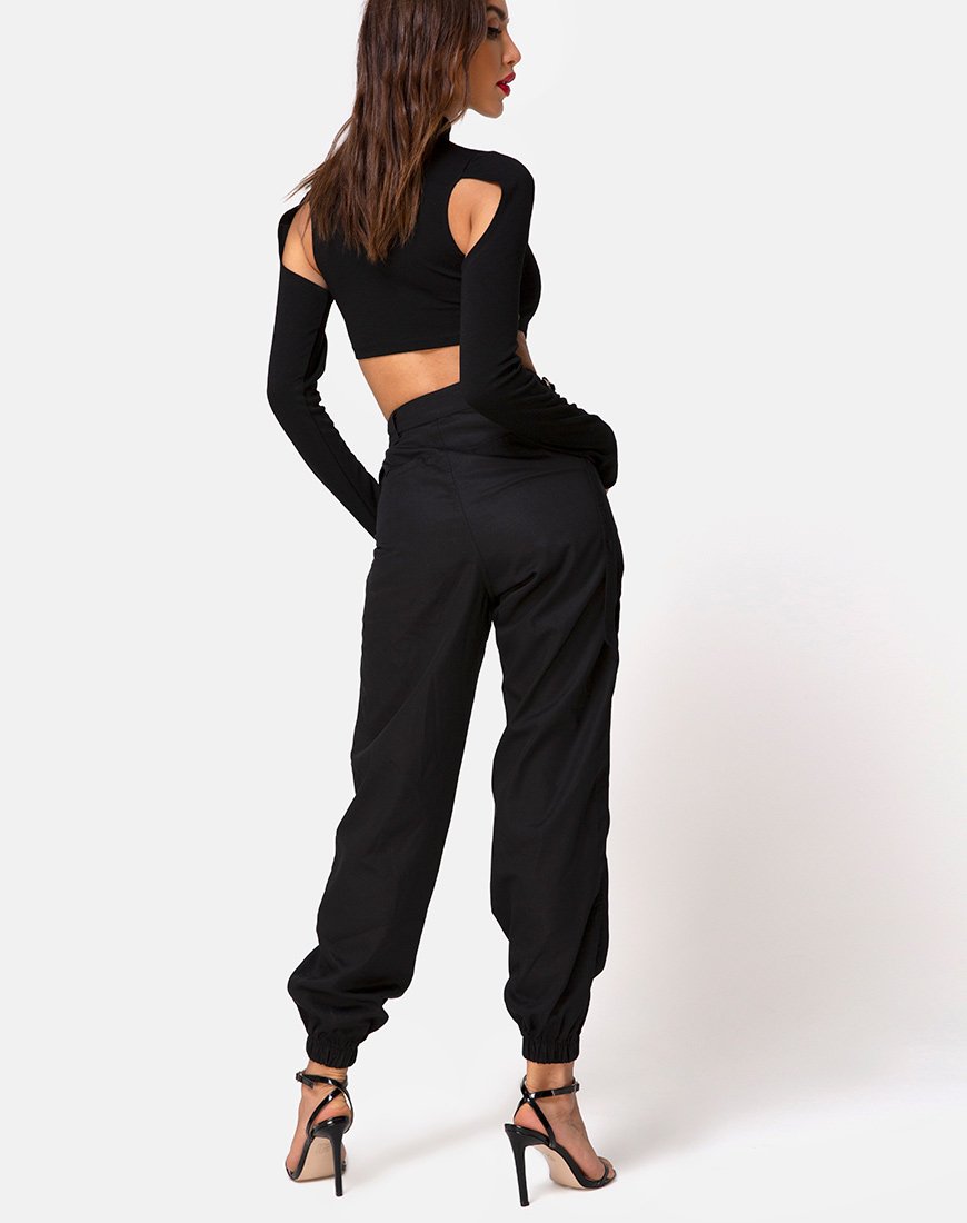 Bild von Lomiva Crop Top in Schwarz
