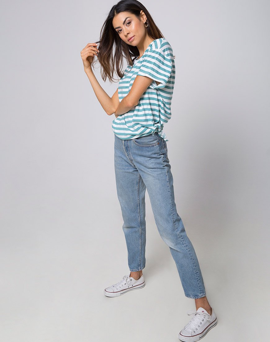 Image von Loose Knot Top in Mid Stripe