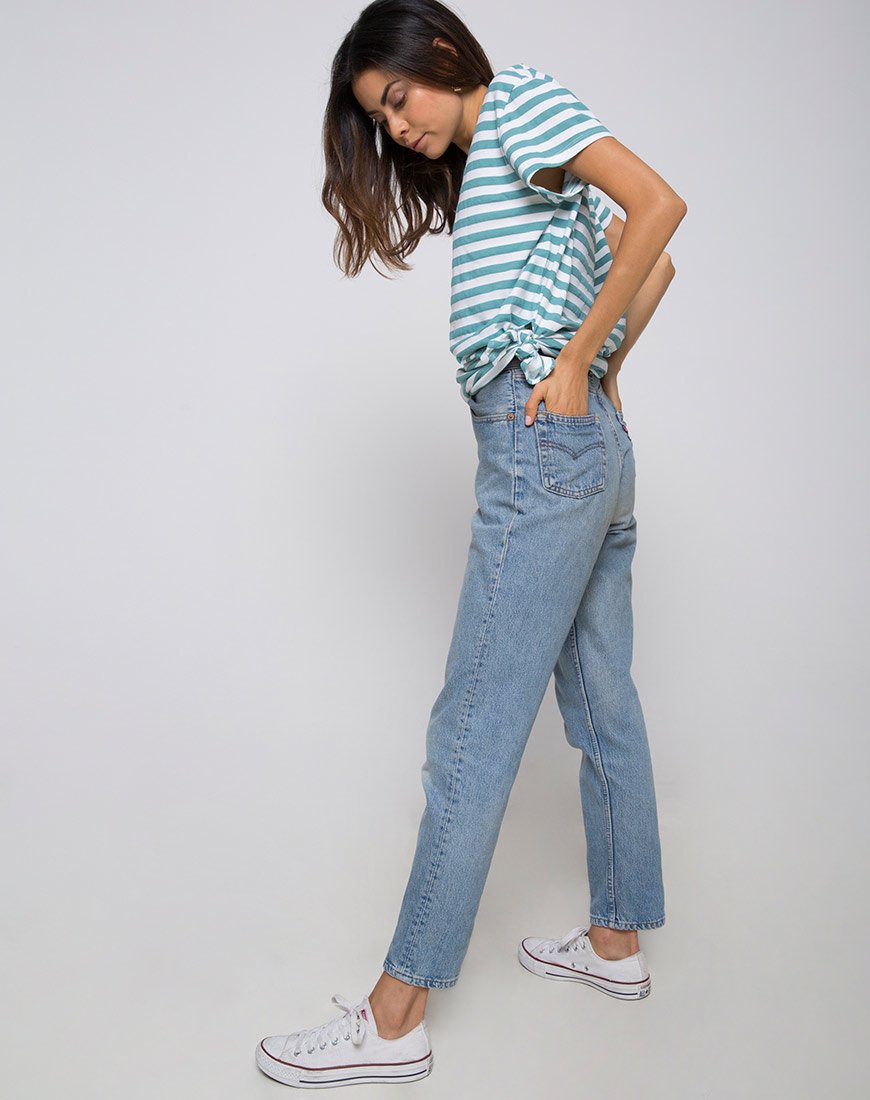 Image von Loose Knot Top in Mid Stripe