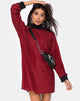 Image of Losha Sweatshirt mit Ministreifen in Rot und Schwarz