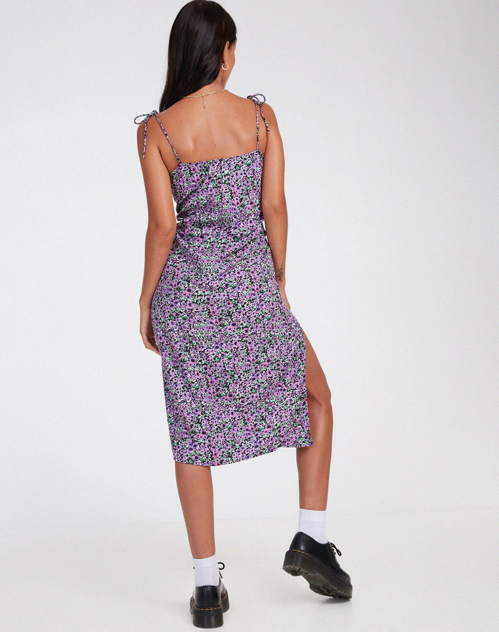 Lotie Midikleid in Fliederblüte