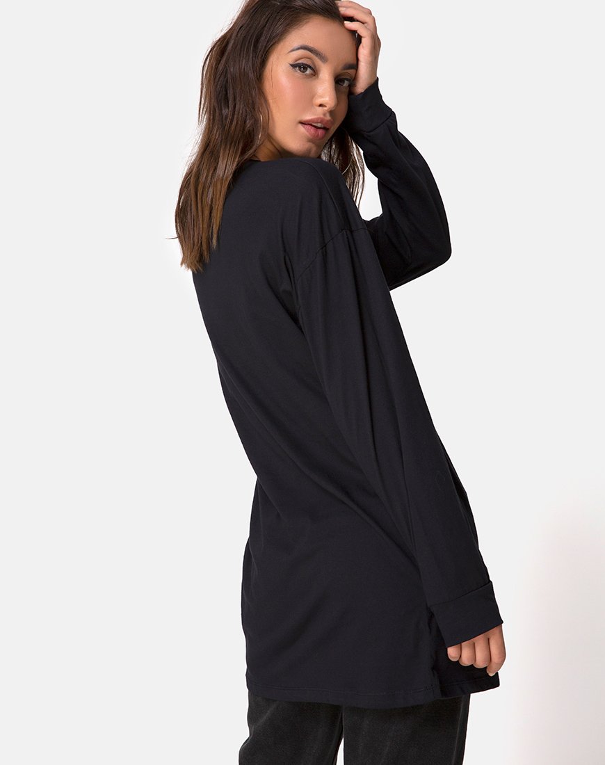 Lotsun Tee in Love at First Swipe mit schwarzer Platzierung
