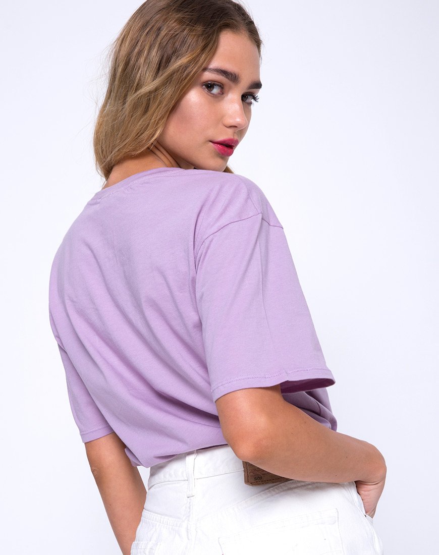 Oversize Basic Tee in Lovestings Flieder
