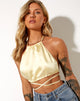 Bild von Lovia Crop Top in Satin Buttercream