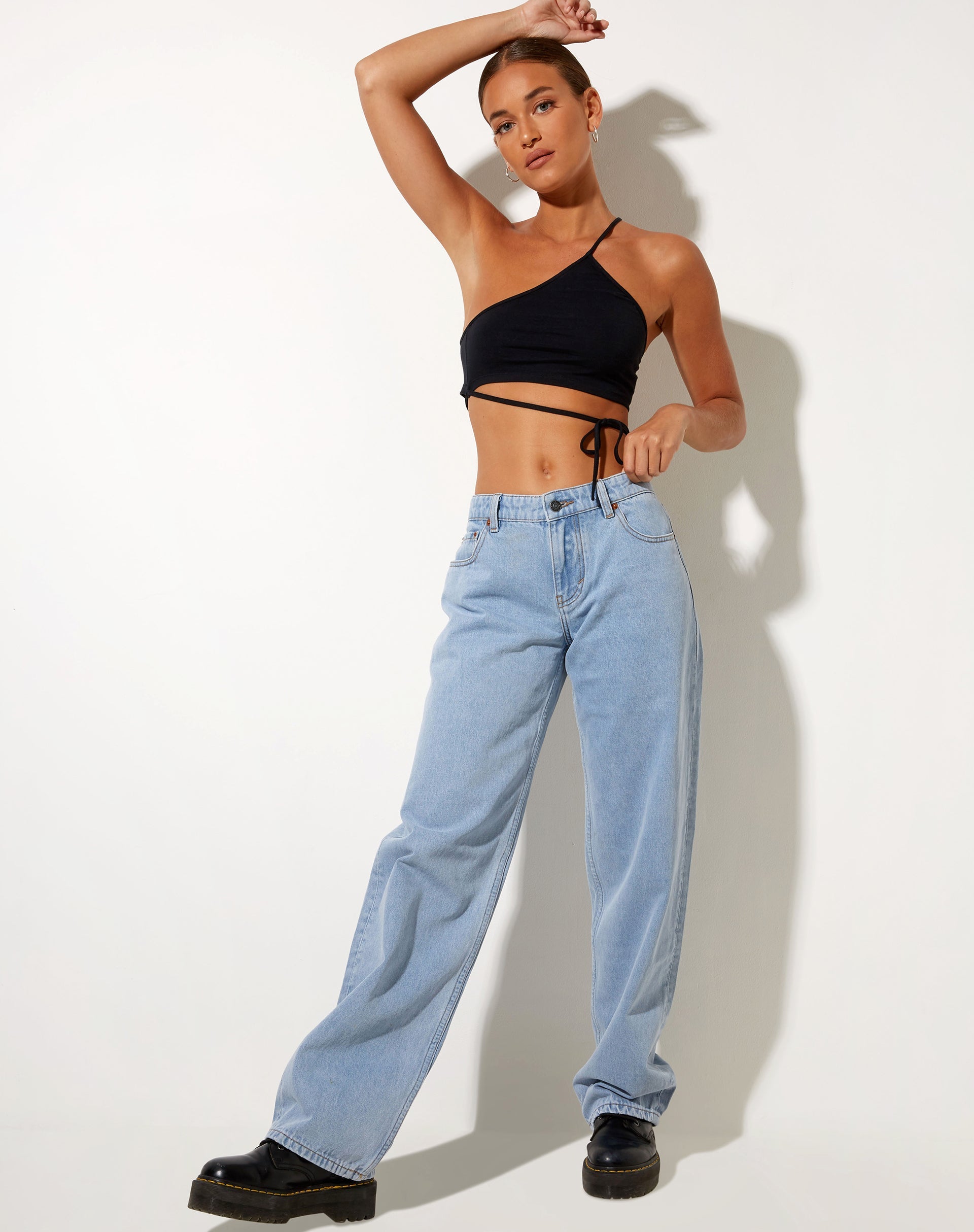 Bild von Erdle Crop Top in Schwarz