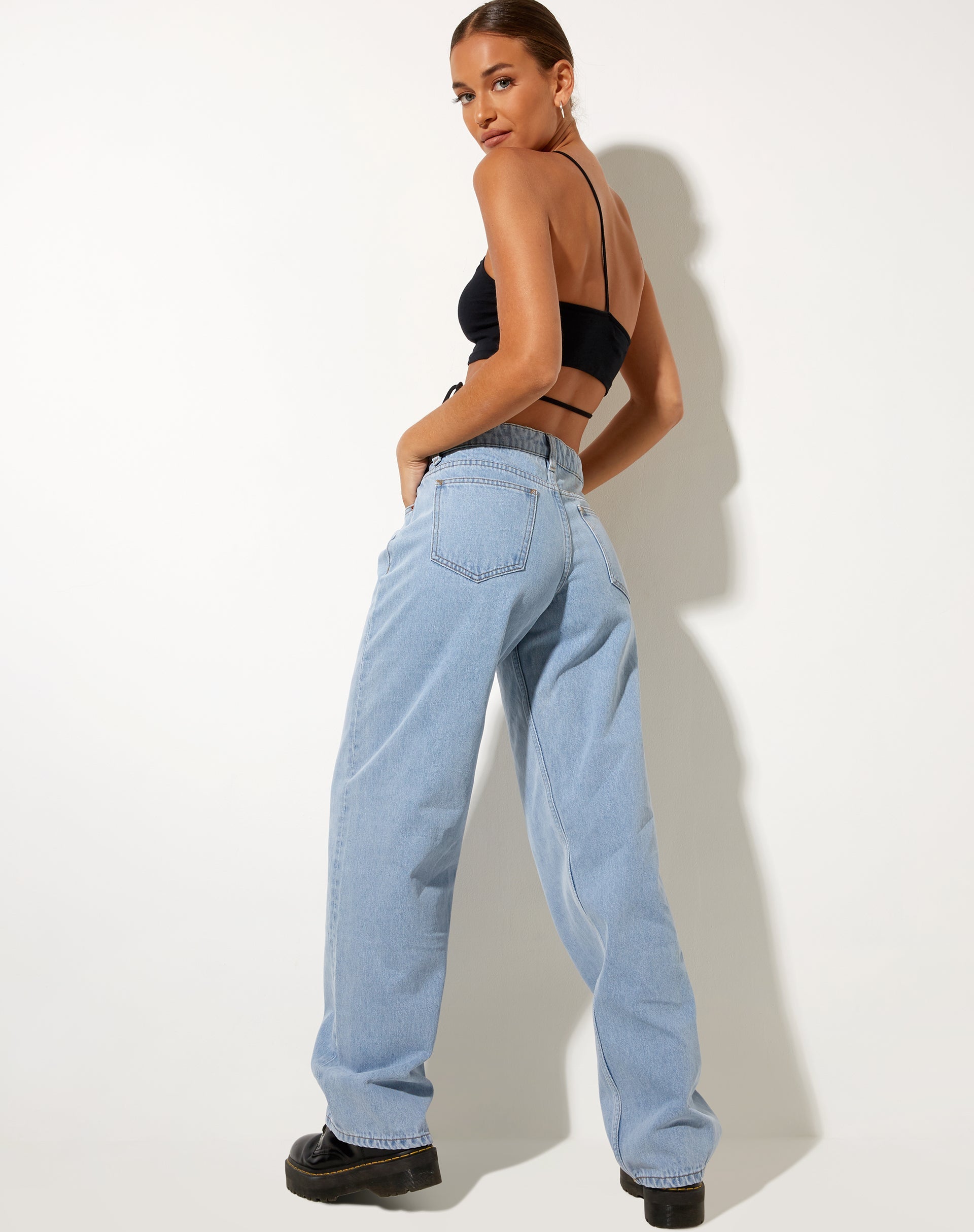 Bild von Erdle Crop Top in Schwarz