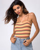Bild von Lucia Mieder in 70s Stripe Senf Horizontal Stripe