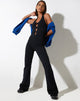 Lucja Jumpsuit aus Lycra Schwarz