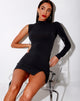 Image of Ludmilla Bodycon Kleid aus Polycrepe Schwarz