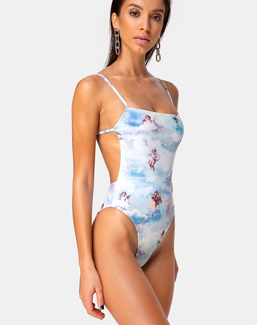 Luelle Badeanzug in Bikini Angel Sky Blue