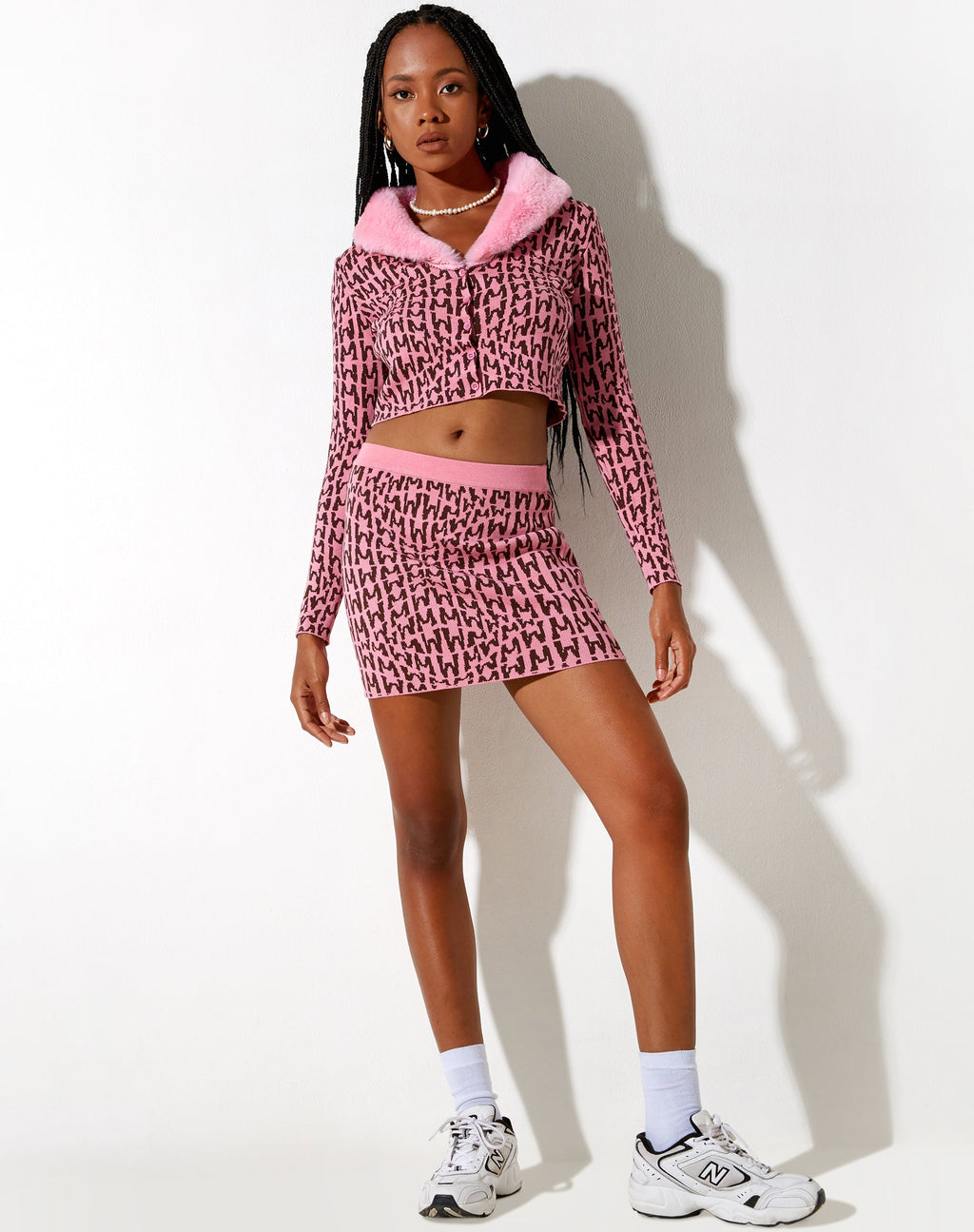 Riani Minirock in Wavey M Rosa