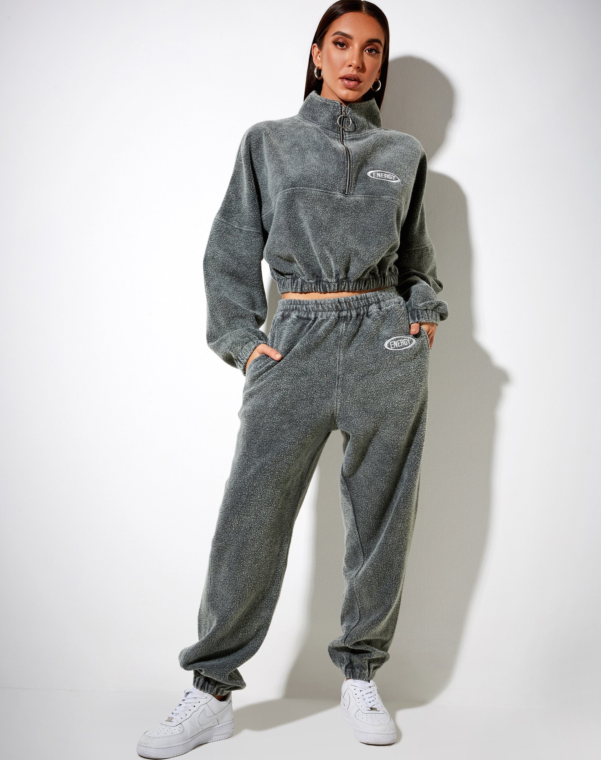 Image of Lulo Pullover in Schiefergrau Energy Embro