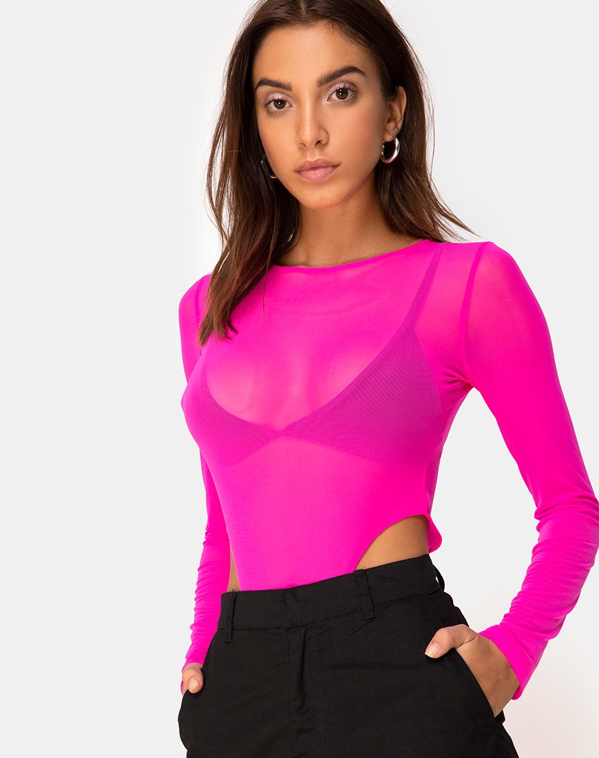 Lumier Mieder Fluro Pink