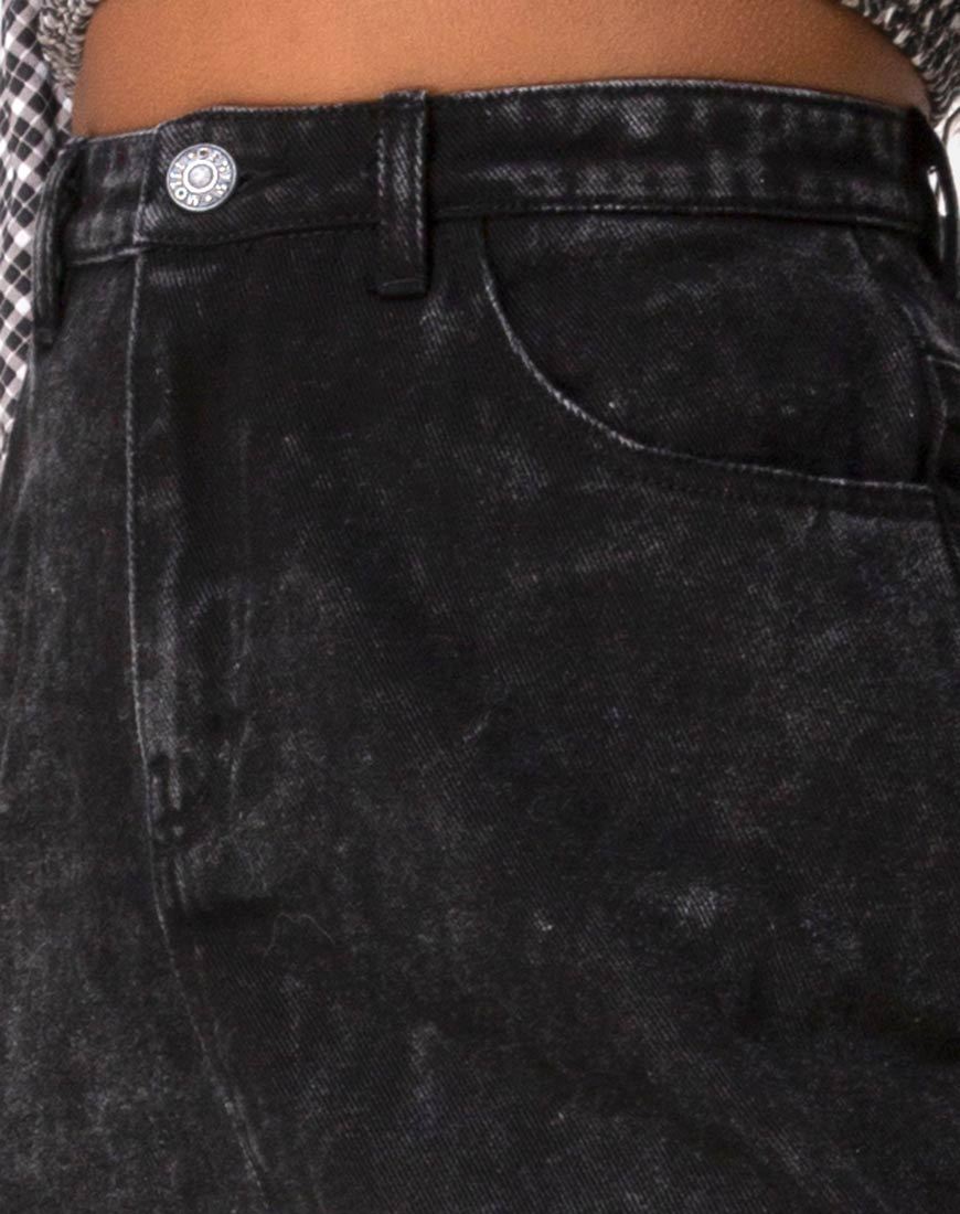 Bild von Lyra Midirock in Schwarz Stone Wash
