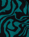 Jagged Swirl Grün und Schwarz