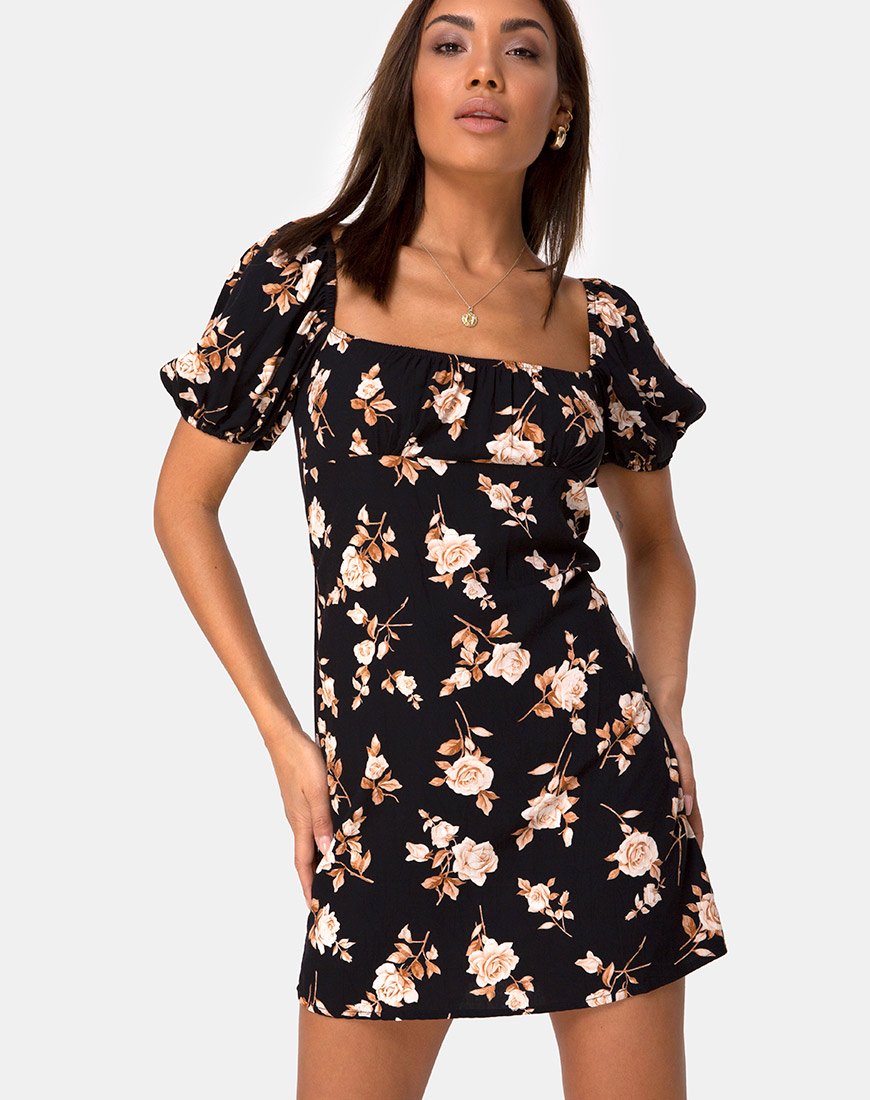 Mafie Kleid in Pfirsichrosa