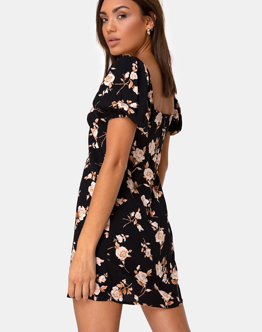 Mafie Kleid in Pfirsichrosa