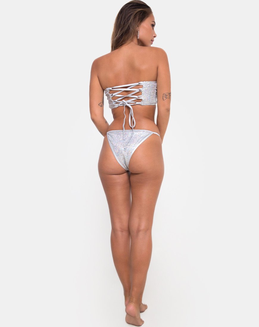 Bild von Maise Bottom Bikini in Sequin Diamond Shine