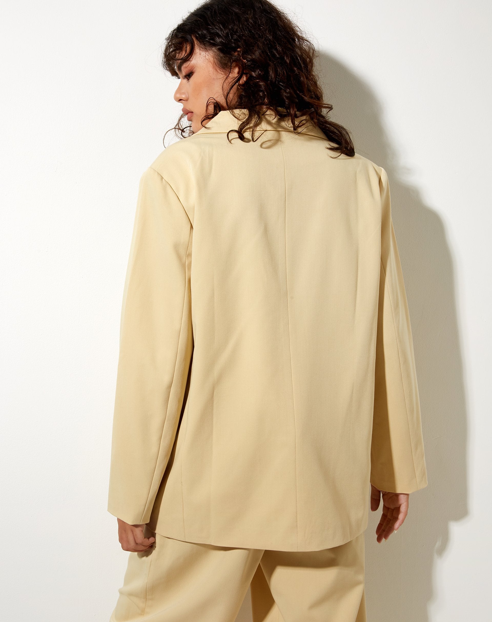 Bild von Maiwa Blazer in Buttercreme