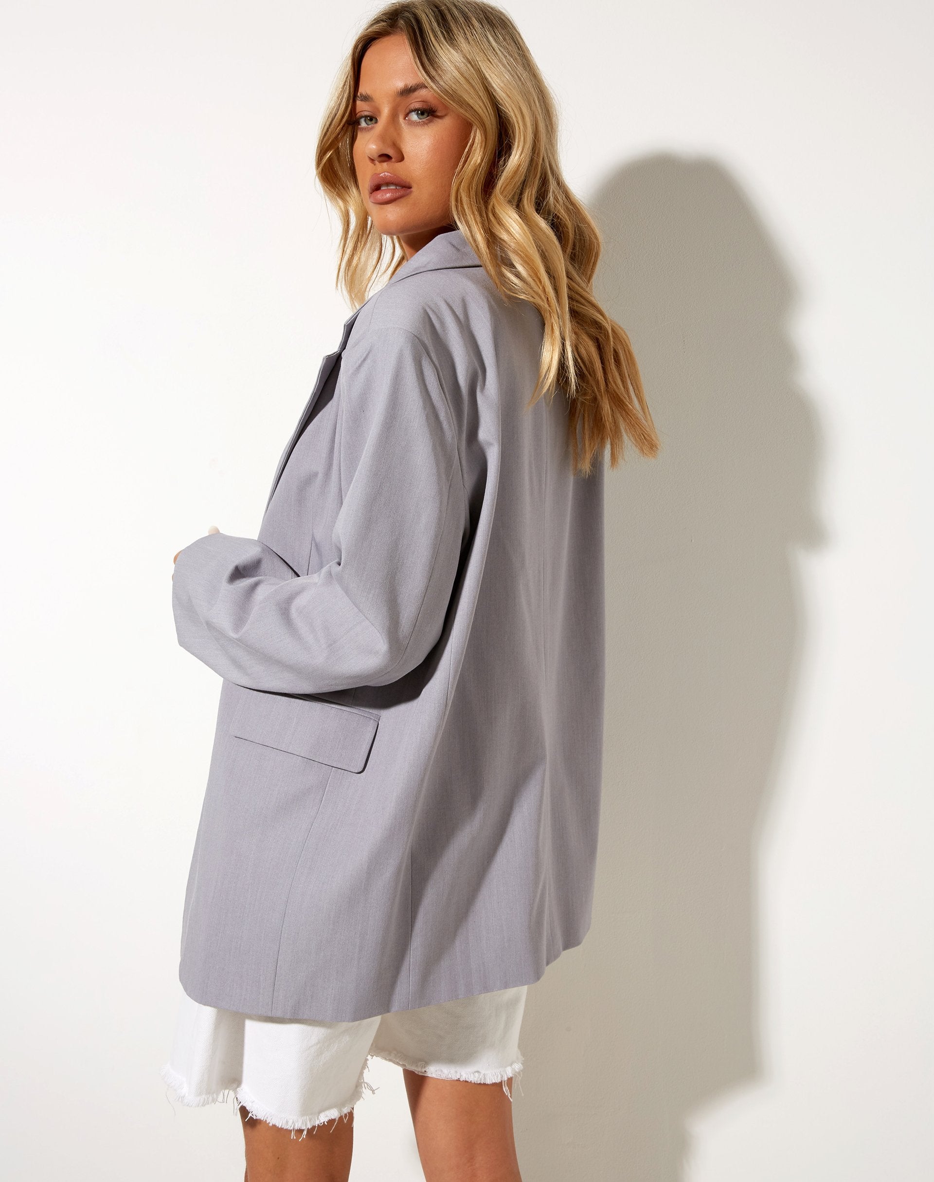 Bild von Maiwa Blazer in Silbergrau