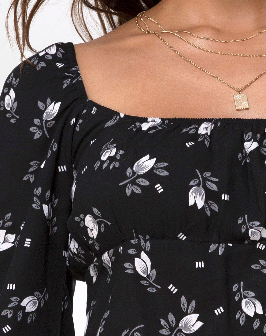 Bild von Malon Crop Top in Dunkle Tulpe