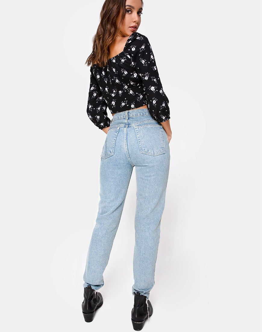 Bild von Malon Crop Top in Dunkle Tulpe