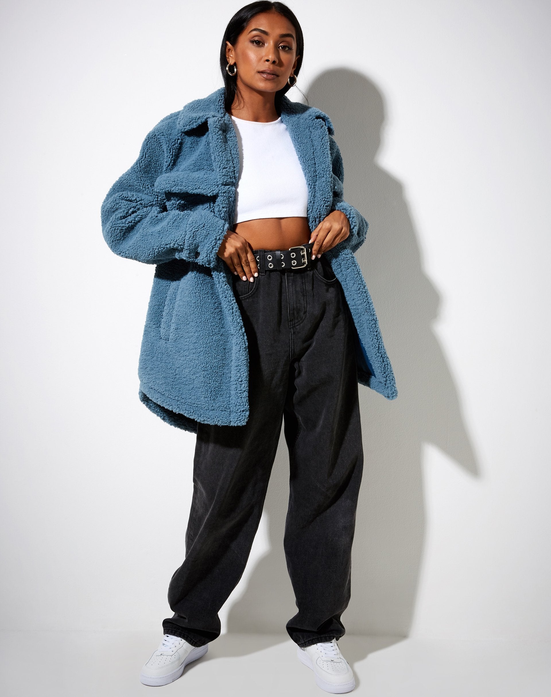 Image of Marcella Hemd in Borg Schieferblau