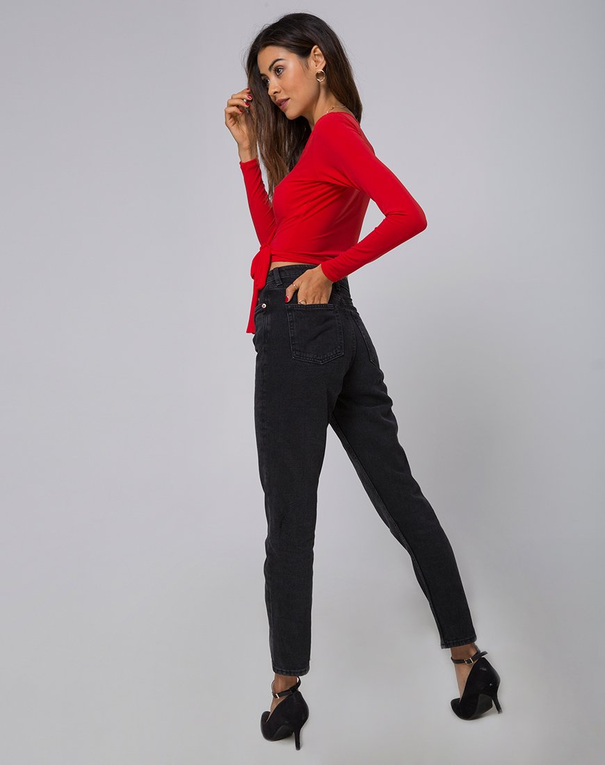 Bild von Marche Wrap Top in Rot