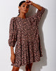Image of Mareta Tee-Kleid in Herbstblüte