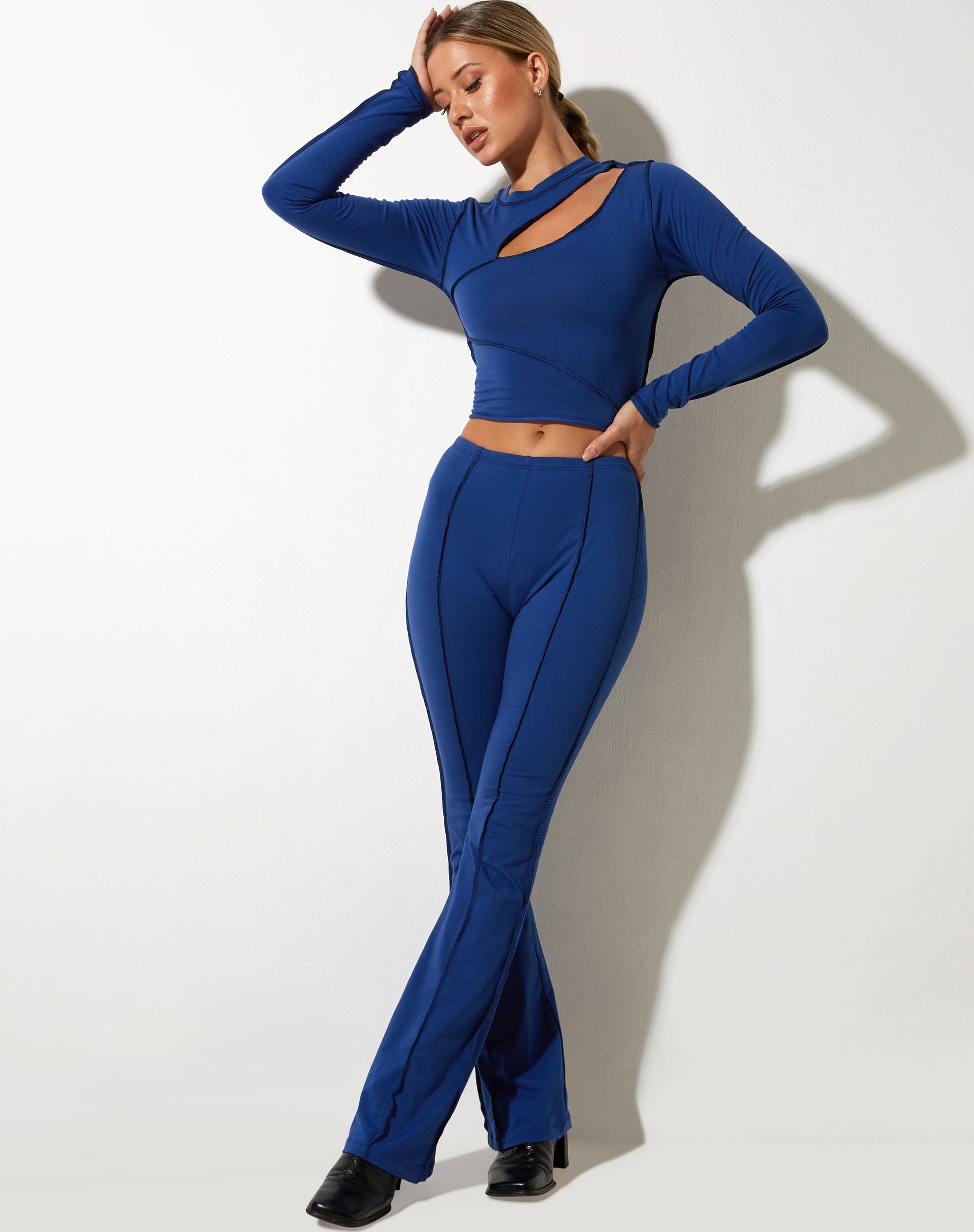 Bild von Marilau Crop Top in Lycra Dazzling Blue