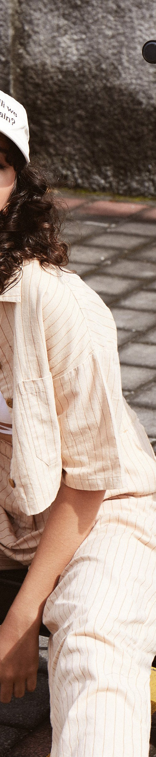 Bild von Marka Crop Top in Pencil Stripe