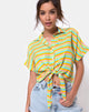 Bild von Gapo Tie Up Shirt in Sweet Stripe