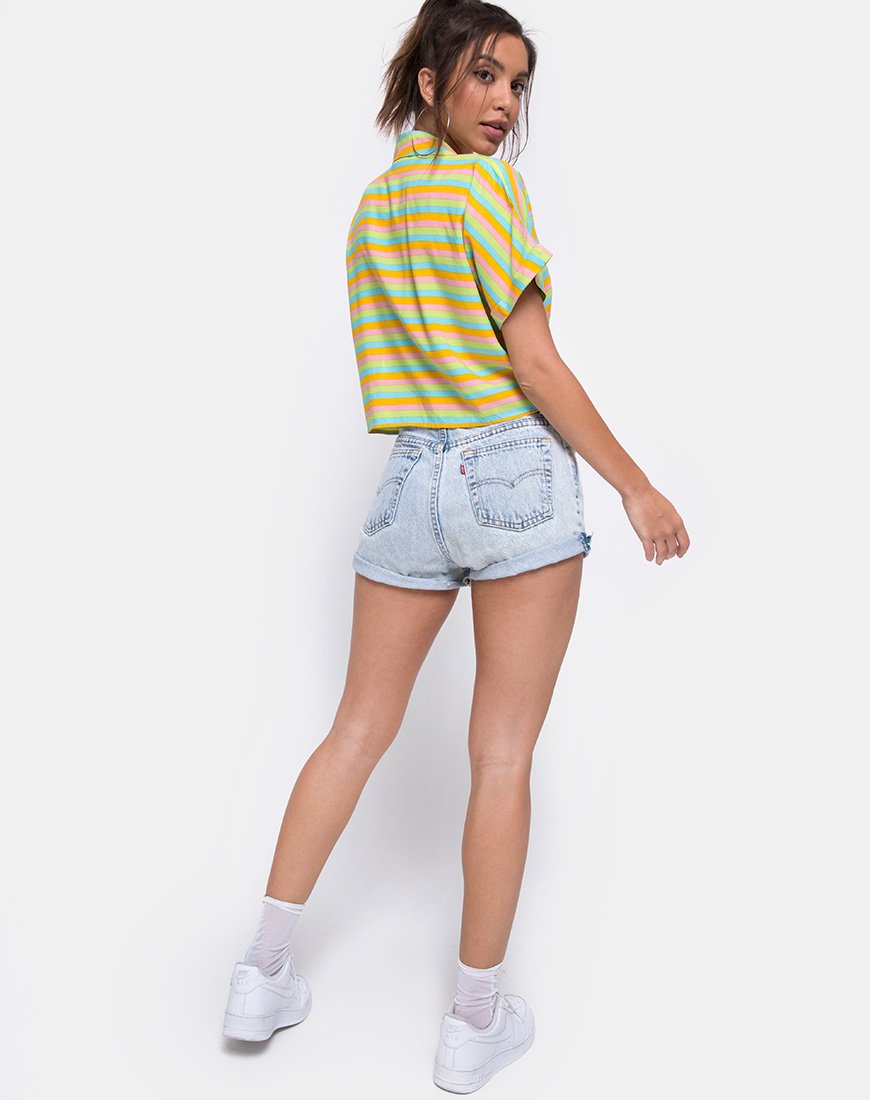 Bild von Gapo Tie Up Shirt in Sweet Stripe