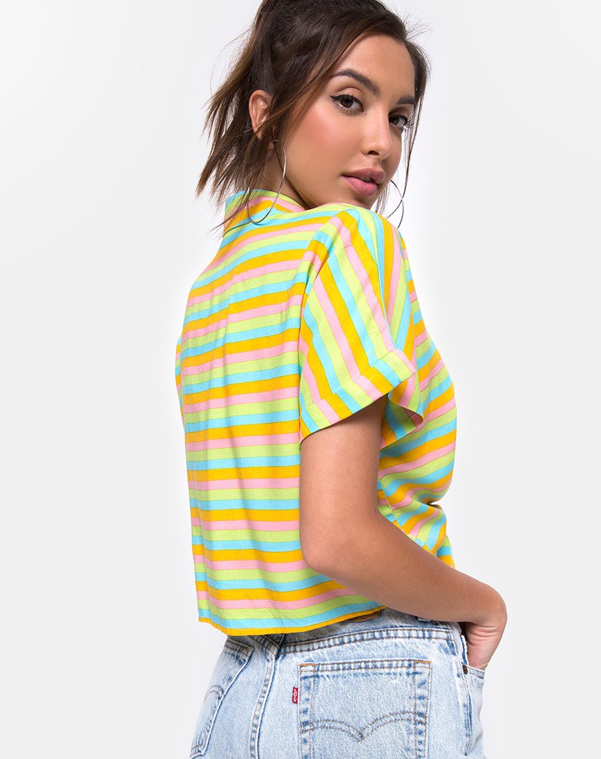 Bild von Gapo Tie Up Shirt in Sweet Stripe
