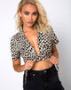 Bild von Marleigh Crop Top in Cheetah