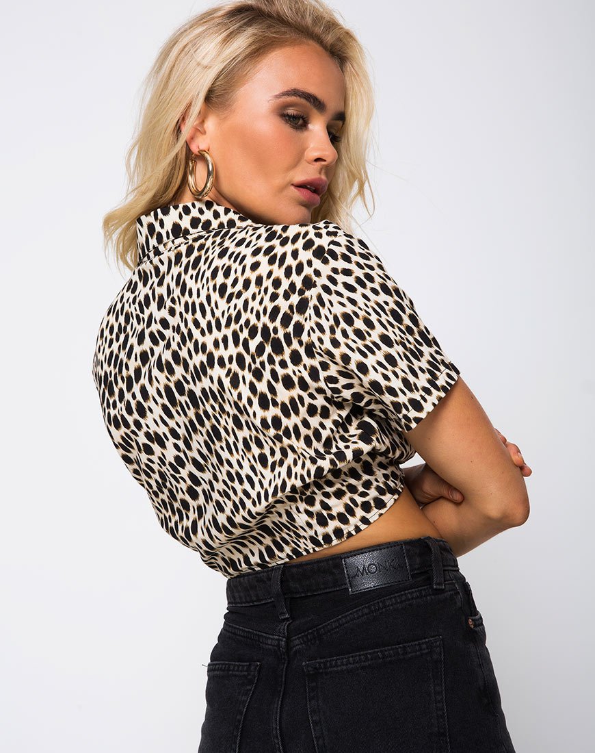 Marleigh Crop Top in Gepard