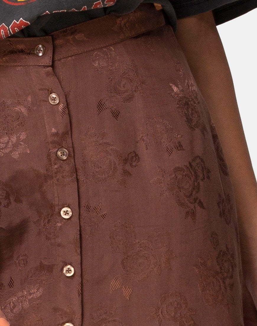 Bild von Marni Midirock aus Satin Rose Chocolate