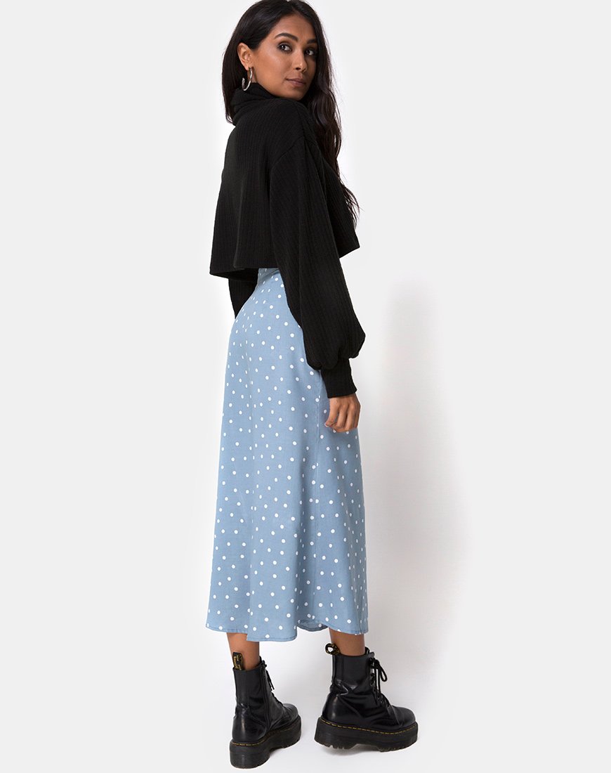 Bild von Marni Midirock in Skater Polka Blau