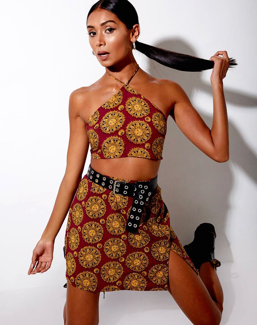 Bild von Maudy Crop Top in Sonnenuhr