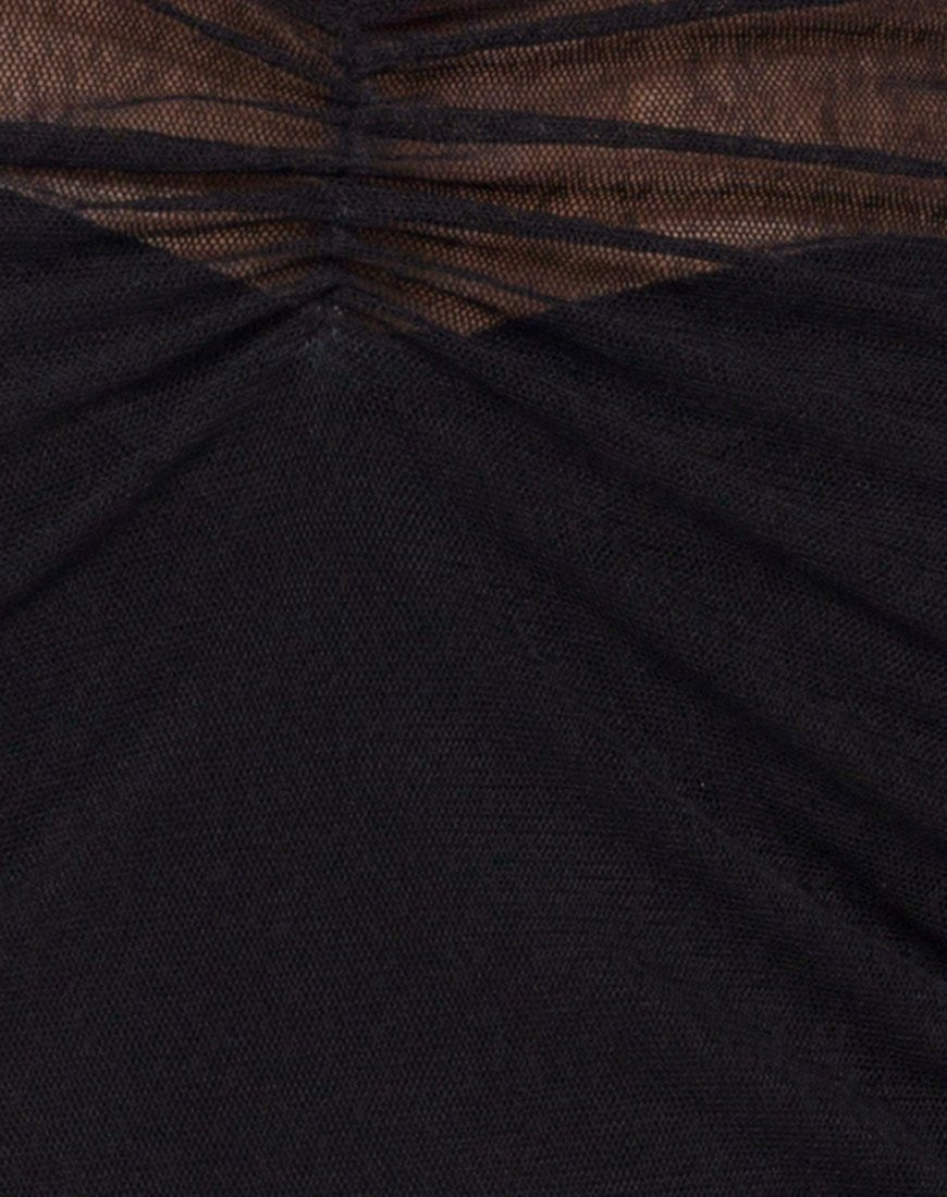 Image of Mauna Bodycon Kleid in Schwarz