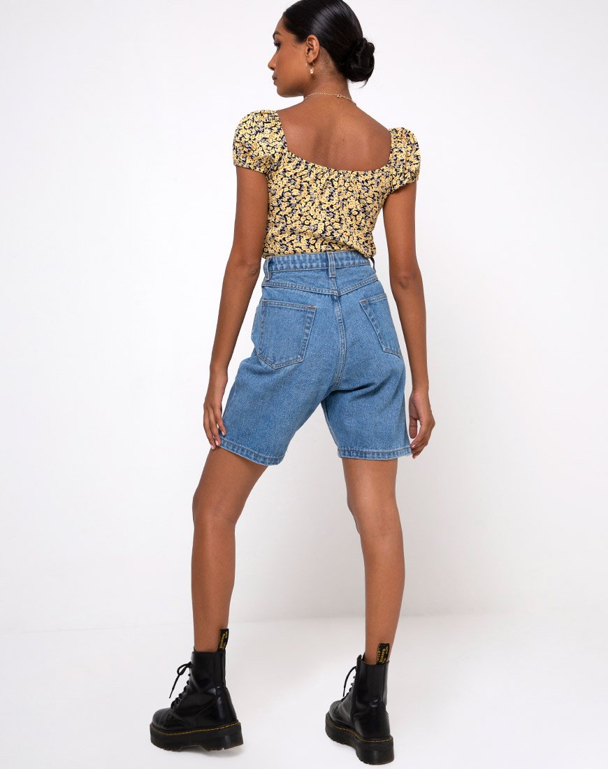 Bild von Mazu Top in Mini Bloom Gelb