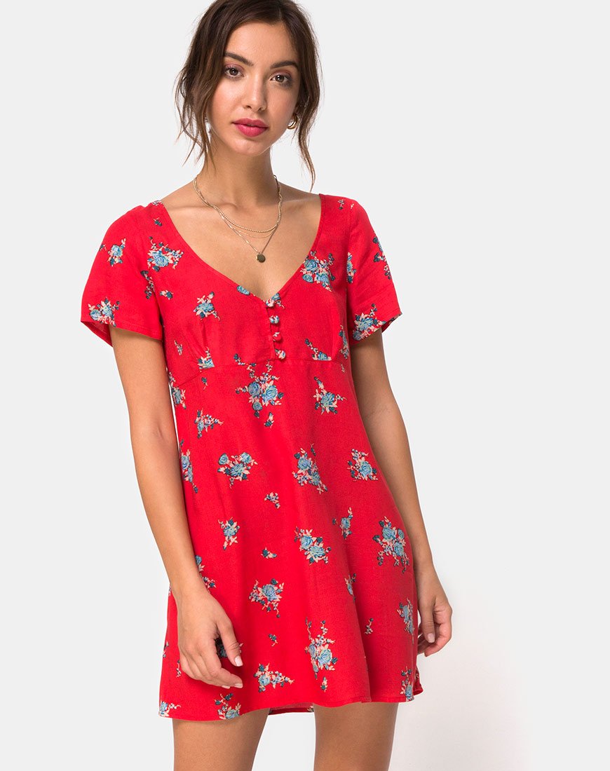 Meca Kleid in Soi Rose Rot