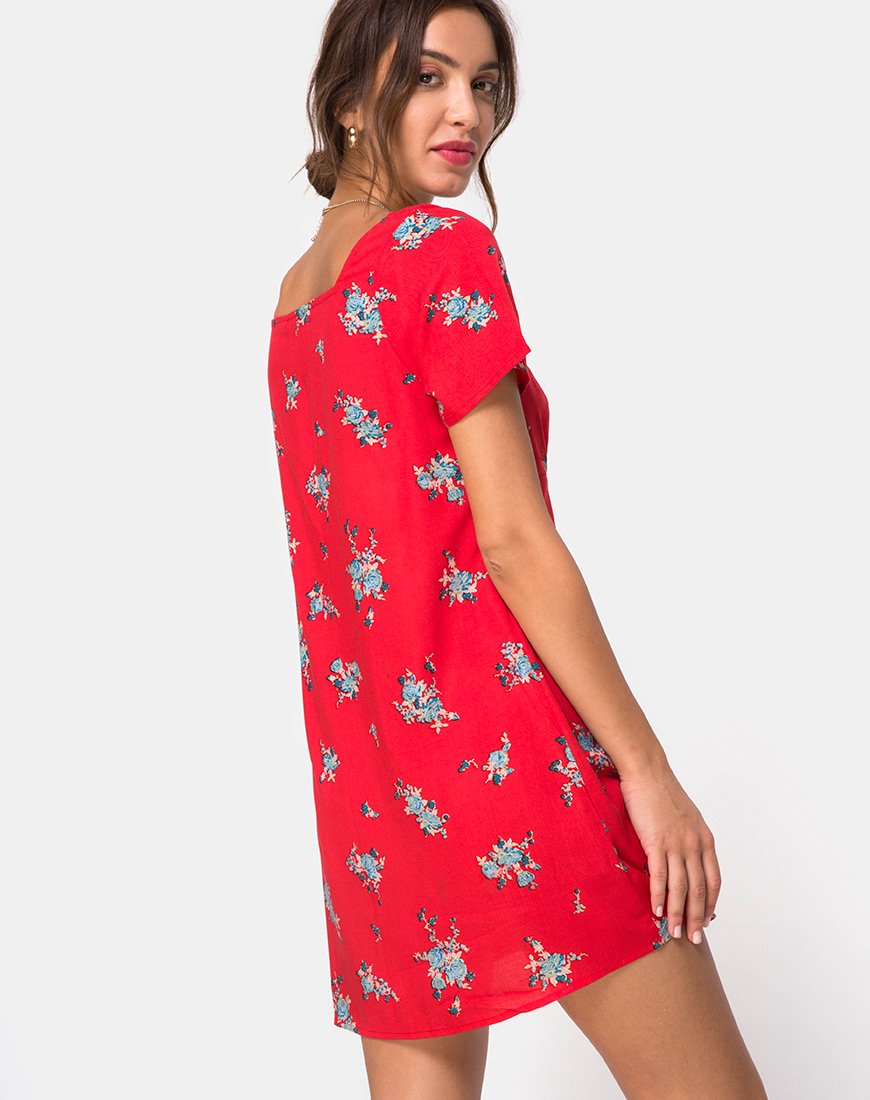 Image of Meca Kleid in Soi Rose Rot