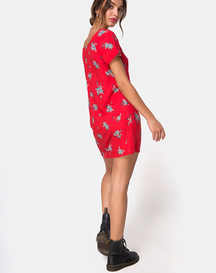 Image of Meca Kleid in Soi Rose Rot