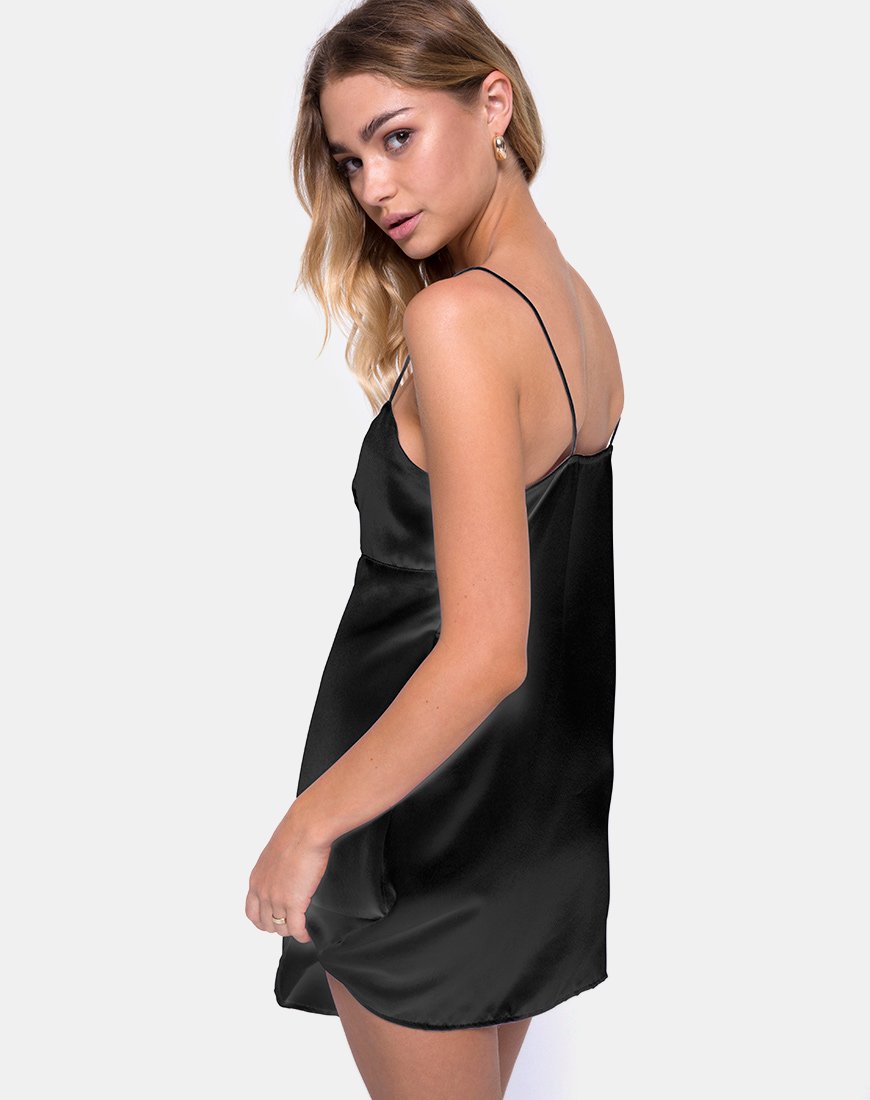 Medina Slip Dress aus Satin Max Zara Schwarz