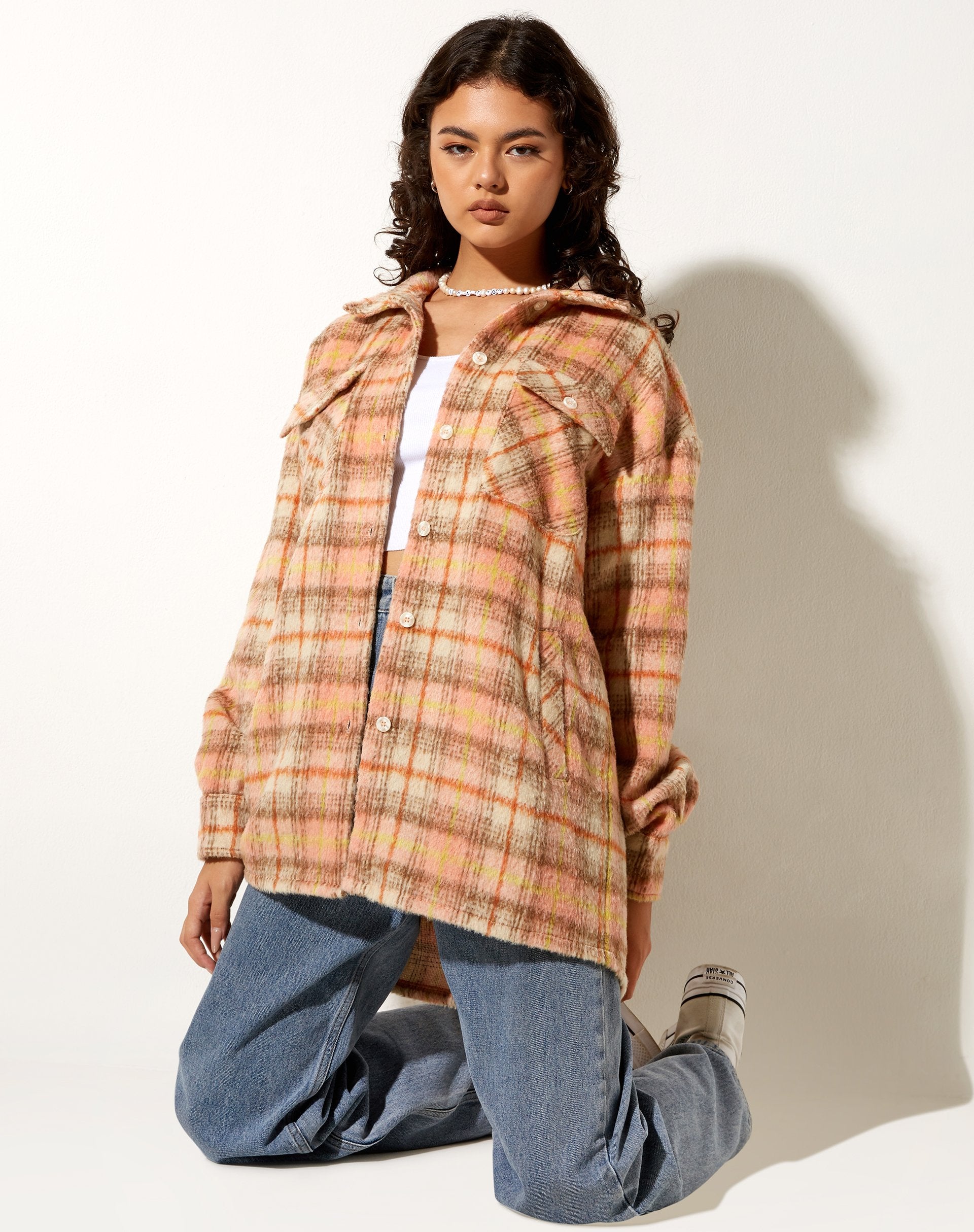 Bild von Medita Shirt in Rosa und Braun