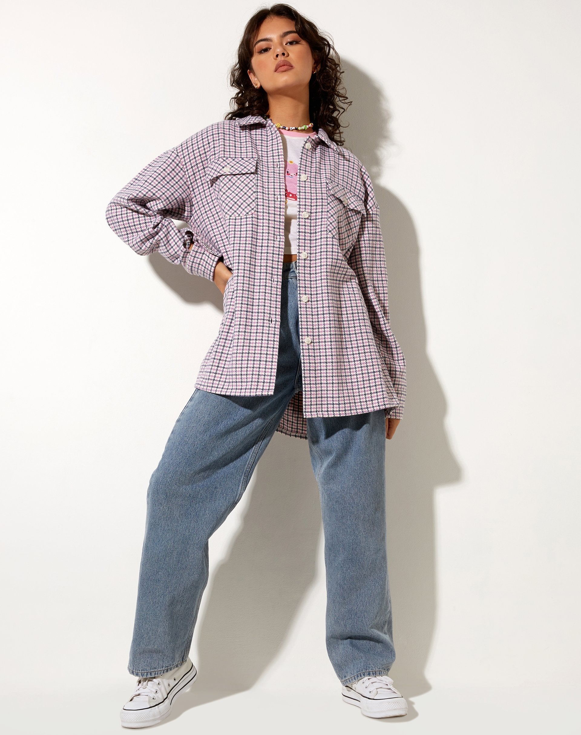 Bild von Medita Shirt in Lila, Rosa und Schwarz