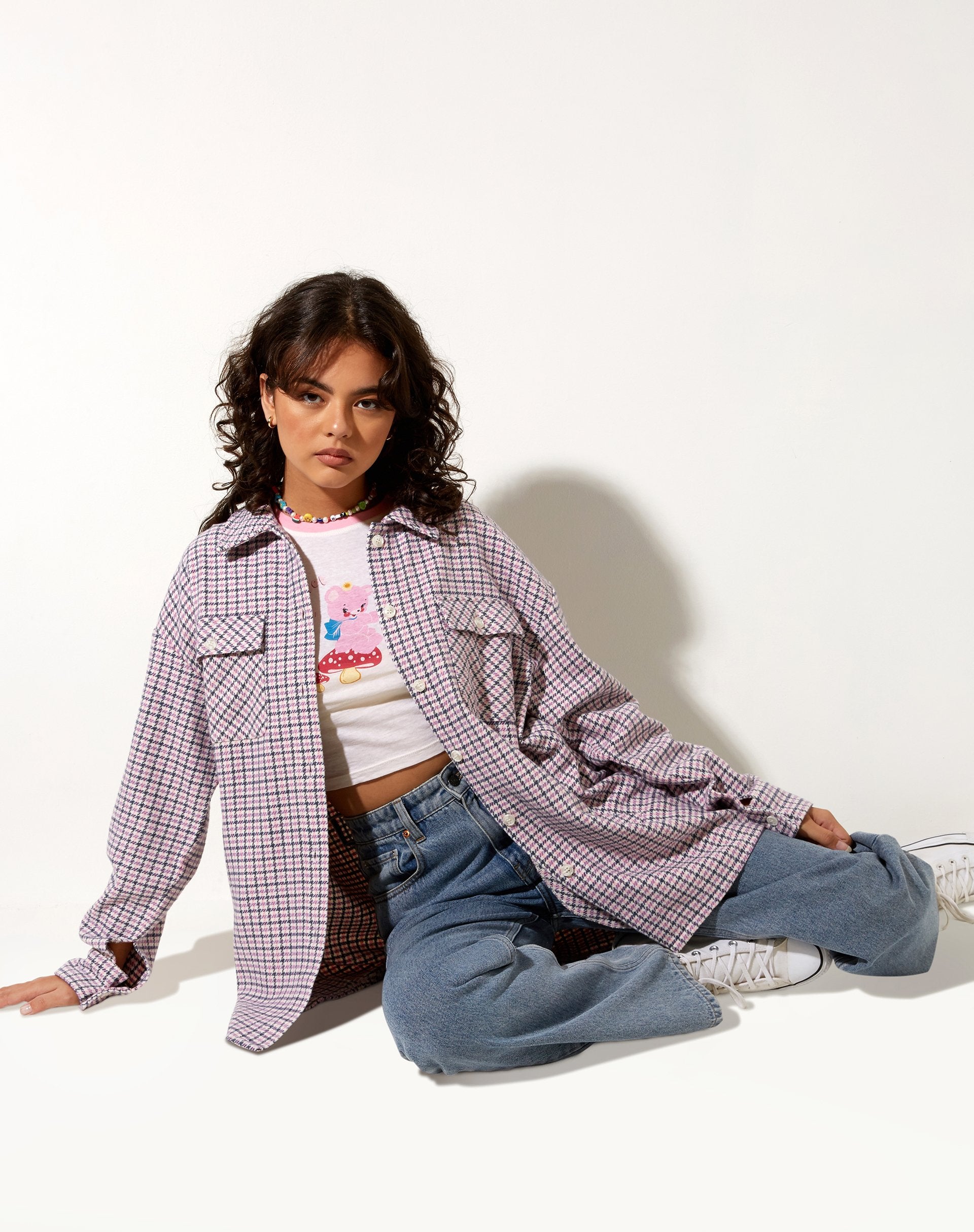 Bild von Medita Shirt in Lila, Rosa und Schwarz