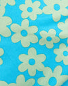 Retro Gänseblümchen Blau