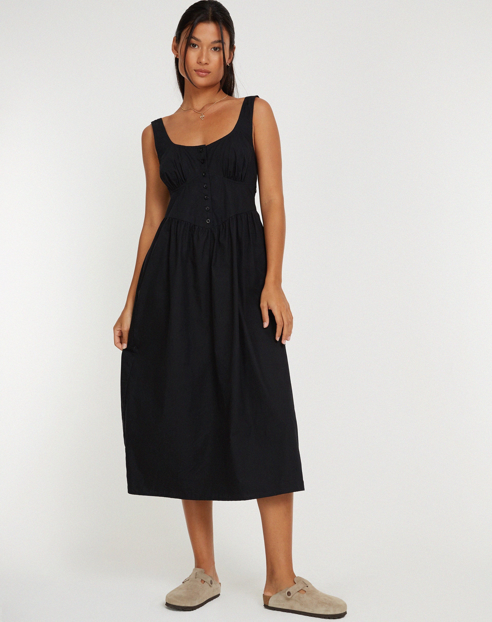 Bild von Melrose Maxikleid in Schwarz